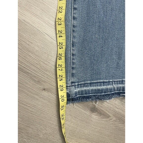 Judy Blue Mid Rise Destroyed & Released Hem Bootcut Jeans women 7/28 - Picture 5 of 10